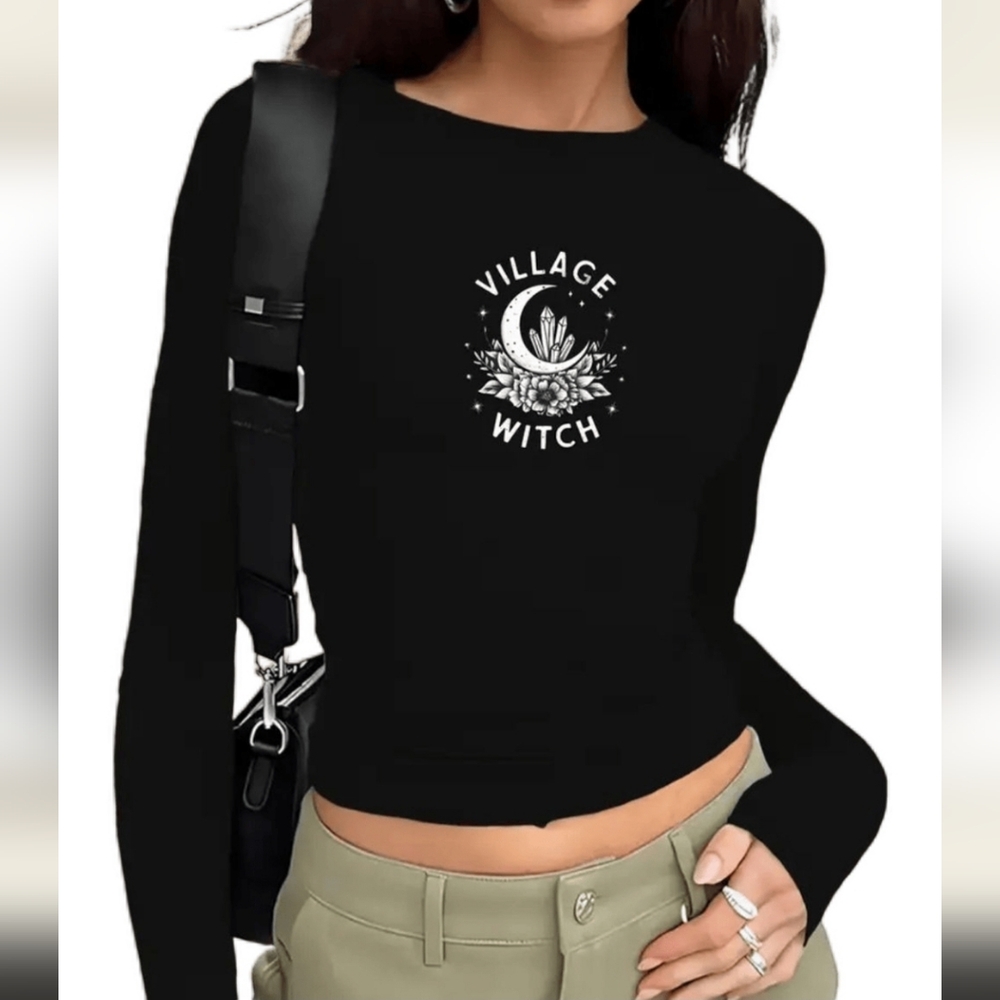 SHEIN Village Witch Top